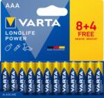 VARTA Longlife Power AAA LR03 Ceruzaelem, 8+4 db (4903121772)