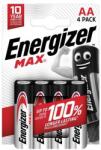 Energizer Max elem AA (4 db) (E300112503)