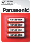 Panasonic Red Zinc cink-mangán elem (4 db, 1.5V, AA) (R6RZ/4BP)