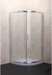 GOBE Cabina de dus 90 x 90 cm, semirotunda, cu sticla de 4 mm, RDS06, GOBE