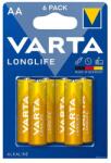 VARTA longlife tartós elem (aa, lr06, 1.5v, lítium) 6db/csomag (4106101436)