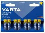 VARTA longlife power tartós elem (aa, lr06, 1.5v, lítium) 8db/csomag (4906121418)