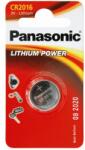 Panasonic CR2016 lithium gombelem (1 db) (BK-CR2016-1B)