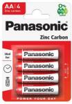 Panasonic elem (aa, r6r, 1.5v, cink-karbon) 4db / csomag (R6R-4BP / R6RZ/4BP) - rufusz
