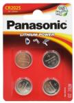 Panasonic gombelem (cr2025, 3v, lítium) 4db / csomag (CR2025EL-4B) - rufusz