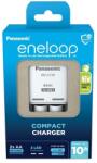 Panasonic eneloop K-KJ50MCD20E akkutöltő + akkumulátor (2 db , 2000 mAh, AA) (K-KJ50MCD20E)