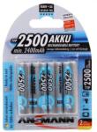 ANSMANN akkumulátor (2500 mAh, Ni-MH, AA, 4db) (5035442)