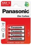 Panasonic elem (aaa, 1.5v, cink-karbon) 4db / csomag (R03RZ-4BP) - rufusz