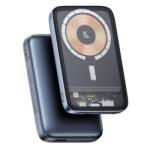 USAMS pb67 vésztöltő type-c / usb / (10000 mah, 20w, vezeték nélküli töltés, pd gyorstöltés, magsafe) fekete (10KCD18401)