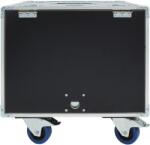 Razzor Cases 8U sliding door rack 512 for Nexo NXAMP4x2MK2 with suspension, wheels