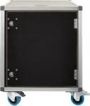 Razzor Cases FUSION 12U sliding door rack 415 with suspension, with wheels