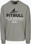 Pitbull West Coast Férfi Pitbull szörföző kutya Crewneck melegítő pulóver poros szalvia