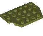 LEGO® 32059c155 - LEGO oliva zöld lap 4 x 6 méretű, 2 oldalon lecsapott (32059c155)