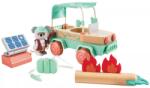 Hape Set de joaca din lemn Hape - Aventura solară off-road, 11 piese (H3422) Figurina