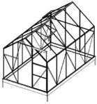 LANIT tartalék üveg az üvegházhoz LANITPLAST PLUGIN 6x10 PC 4 mm LG3054 (LG3054)