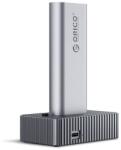 ORICO M. 2 SSD Dokkoló - IT18C3-GY (M. 2 NVMe -> USB-A/C, Max. : 8 TB, Max. : 10Gbps, szürke) (ORICO-IT18C3-GY-BP) - pepita