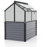 LANIT PLAST emelt ágyás üvegházzal VITAVIA GAIA JUMBO PC 4 mm fekete LG3735 (LG3735)