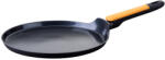 Fackelmann Tigaie pentru clatite Fackelmann Soft Collection 688624, 28 cm, Acoperire antiaderenta, Inductie, Maner moale, Negru (688624)