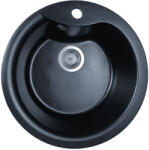 ELEFANT Chiuveta de bucătărie Elefant Premium Turas 480 , Negru metalic 482 mm (12314) Chiuveta