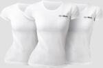 GymBeam Women‘s Basic T-Shirt 3pack White - GymBeam XXL - 3pack