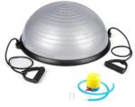 Springos egyensúlyozó Fitness labda fogantyúval és pumpával, 200kg, 57x25cm - Szürke (BT0002)