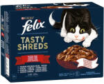 FELIX Tasty Shreds házias válogatás szószban nedves eledel felnőtt macskáknak 12x85g