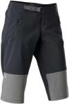 Fox Rövid kerékpáros nadrág kantár nélkül - DEFEND SHORTS LADY - fekete