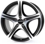 RONAL Jante aliaj RONAL R56 MATT BLACK-FRONT CUT 6.5X16 5X114.3 CB: 82 ET: 31.5 - anveloshop