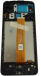 Samsung Galaxy A12 LCD + érintőpanel kerettel, fekete, SM-A125F (CDOT) - gsmlive