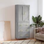 vidaXL szürke sonoma szerelt fa magasszekrény 69, 5 x 34 x 180 cm (3199735)