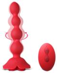 SESSO Vibrator anal Rotating Vibe Beads Red Vibrator
