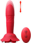 SESSO Vibrator Thrusting Flower Base Red Vibrator
