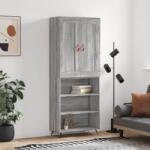 vidaXL szürke sonoma szerelt fa magasszekrény 69, 5 x 34 x 180 cm (3200047)