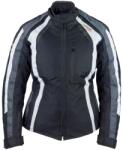 Roleff Geaca moto dama Roleff Venedig negru-gri-alb (RO980)