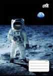 Victoria Füzet, tűzött, A5, kockás, 32 lap, COOL BY VICTORIA Man on the Moon , 27-32 (ISVFC97) - kellekanyagonline