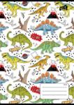 Victoria Füzet, tűzött, A5, vonalas, 32 lap, 1. osztály, COOL BY VICTORIA Dinosaurus world , 14-32 (ISVFC90) - kellekanyagonline