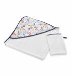 BabyJem Set prosop si manusa de baie 72x72 cm BabyJem (Model: Inele colorate) - shop-doa Prosop