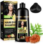 NOVA KISS Sampon Premium 3 in 1 pentru Colorarea Parului, Anti Cadere, Regenerare cu Ghimbir si Ginseng, 500 ml, 1 Negru (Black)