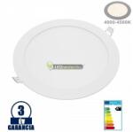  INTI 18W=144W kerek fehér LED mennyezeti lámpa természetes fehér2440