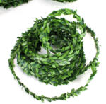  Zöld kitöltő - Babérfüzér 7, 5m, 1, 5*0, 6cm-es levelekkel 7714