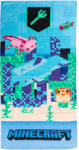 Carbotex Minecraft Trident fürdőlepedő, strand törölköző 70x140cm CBX2410254MC (CBX2410254MC)