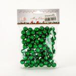  Polisztirol golyó MINI csillámos - SÖTÉTZÖLD