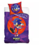  Sonic a sündisznó Purple ágyneműhuzat 140×200cm, 70×90 cm (CBX236022SONIC) - oliviashop