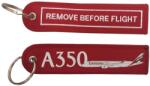  Emirates remove Before Flight kulcstartó A350