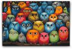  Festés számok szerint - Madár, amerre nézel Méret: 40x60cm, Keretezés: Keret nélkül (csak a vászon)