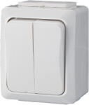 GAO Сериен ключ открит монтаж ip54 бял - 9850h (9850h)