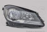 Mercedes-Benz Mercedes C 2011-2014 W204 - Fényszóró fekete házas H7/H7 jobb (motorral) TYC