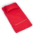 NATIVO Sac de dormit de bumbac cu perna si fermoar 140x75 cm Nativo Dreams Rosu (NAT-D/SDK-ROSU)