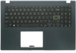 ASUS Tastatura originala Asus E510MA iluminata US cu Palmrest negru