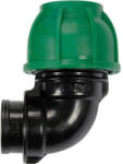 TOYA Conector pentru tevi PE 90° 32 mm x 3/4" F (88912)